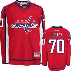 Washington Capitals Braden Holtby Official Red Reebok Premier Adult Home NHL Hockey Jersey
