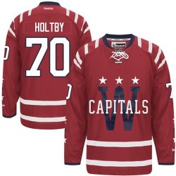 Washington Capitals Braden Holtby Official Red Reebok Premier Women's 2015 Winter Classic NHL Hockey Jersey
