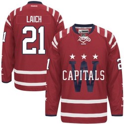 Washington Capitals Brooks Laich Official Red Reebok Authentic Adult 2015 Winter Classic NHL Hockey Jersey