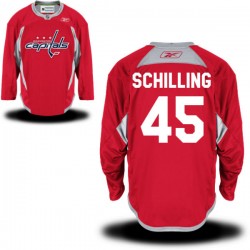 Washington Capitals Cameron Schilling Official Red Reebok Premier Adult Alternate NHL Hockey Jersey