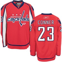 Washington Capitals Chris Conner Official Red Reebok Authentic Adult Home NHL Hockey Jersey