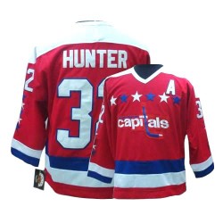 Washington Capitals Dale Hunter Official Red CCM Authentic Adult Throwback NHL Hockey Jersey