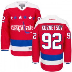 Washington Capitals Evgeny Kuznetsov Official Red Reebok Premier Adult Alternate NHL Hockey Jersey
