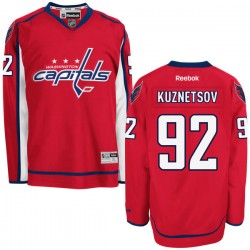 Washington Capitals Evgeny Kuznetsov Official Red Reebok Premier Adult Home NHL Hockey Jersey