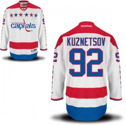 Washington Capitals Evgeny Kuznetsov Official White Reebok Premier Adult Alternate NHL Hockey Jersey