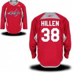 Washington Capitals Jack Hillen Official Red Reebok Authentic Adult Alternate NHL Hockey Jersey