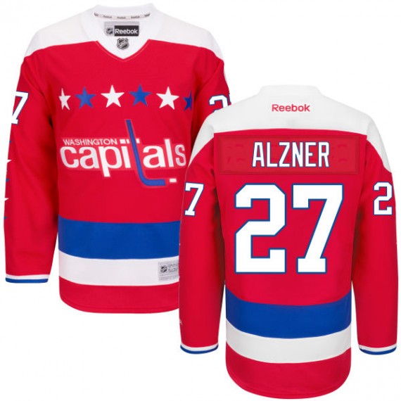 Washington Capitals Karl Alzner Official Red Reebok Premier Adult Alternate NHL Hockey Jersey
