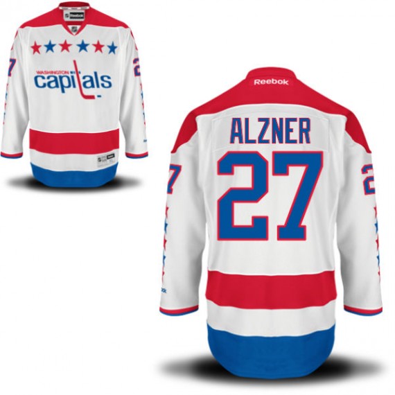 Washington Capitals Karl Alzner Official White Reebok Premier Adult Alternate NHL Hockey Jersey