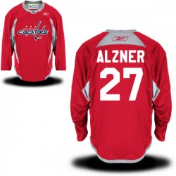 Washington Capitals Karl Alzner Official Red Reebok Authentic Adult Alternate NHL Hockey Jersey