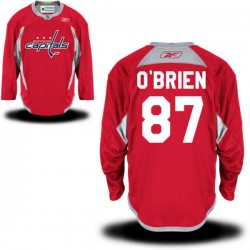 Washington Capitals Liam O'brien Official Red Reebok Authentic Adult Alternate NHL Hockey Jersey