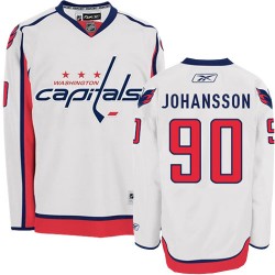 Washington Capitals Marcus Johansson Official White Reebok Authentic Adult Away NHL Hockey Jersey