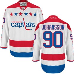 Washington Capitals Marcus Johansson Official White Reebok Authentic Adult Third NHL Hockey Jersey