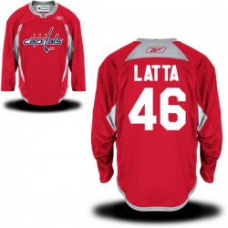 Washington Capitals Michael Latta Official Red Reebok Authentic Adult Alternate NHL Hockey Jersey