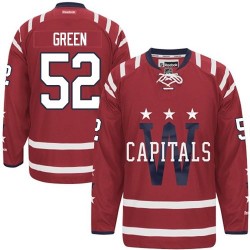 Washington Capitals Mike Green Official Green Reebok Authentic Adult Red 2015 Winter Classic NHL Hockey Jersey