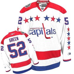 Washington Capitals Mike Green Official White Reebok Authentic Adult Third NHL Hockey Jersey