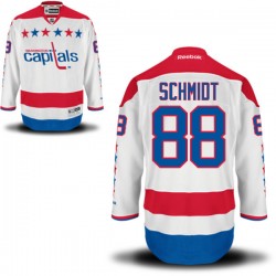 Washington Capitals Nate Schmidt Official White Reebok Premier Adult Alternate NHL Hockey Jersey