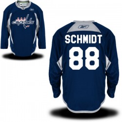 Washington Capitals Nate Schmidt Official Navy Blue Reebok Premier Adult Practice Team NHL Hockey Jersey