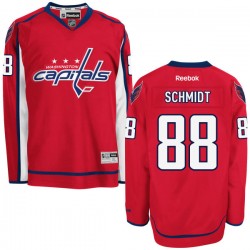 Washington Capitals Nate Schmidt Official Red Reebok Authentic Adult Home NHL Hockey Jersey