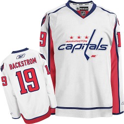 Washington Capitals Nicklas Backstrom Official White Reebok Authentic Adult Away NHL Hockey Jersey