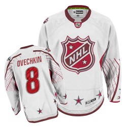Washington Capitals Alex Ovechkin Official White Reebok Authentic Adult 2011 All Star NHL Hockey Jersey