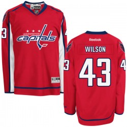 Washington Capitals Tom Wilson Official Red Reebok Premier Adult Home NHL Hockey Jersey