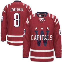 Washington Capitals Alex Ovechkin Official Red Reebok Authentic Adult 2015 Winter Classic NHL Hockey Jersey