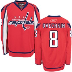 Washington Capitals Alex Ovechkin Official Red Reebok Premier Adult Home NHL Hockey Jersey