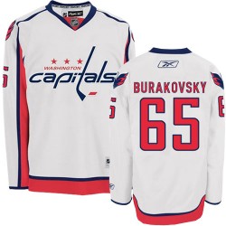 Washington Capitals Andre Burakovsky Official White Reebok Authentic Adult Away NHL Hockey Jersey