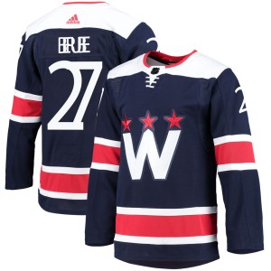 Washington Capitals Craig Berube Official Navy Adidas Authentic Adult 2020/21 Alternate Primegreen Pro NHL Hockey Jersey