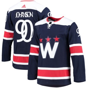 Washington Capitals Marcus Johansson Official Navy Adidas Authentic Adult 2020/21 Alternate Primegreen Pro NHL Hockey Jersey