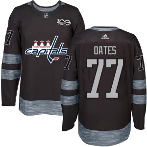 Washington Capitals Adam Oates Official Black Authentic Adult 1917-2017 100th Anniversary NHL Hockey Jersey