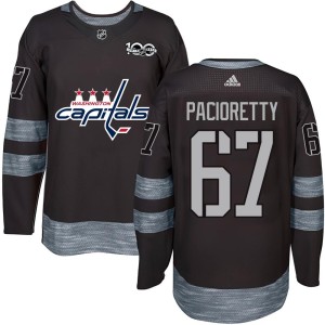 Washington Capitals Max Pacioretty Official Black Authentic Adult 1917-2017 100th Anniversary NHL Hockey Jersey