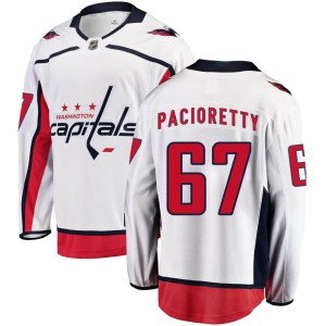 Washington Capitals Max Pacioretty Official White Fanatics Branded Breakaway Youth Away NHL Hockey Jersey