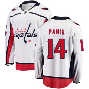 Washington Capitals Richard Panik Official White Fanatics Branded Breakaway Youth Away NHL Hockey Jersey