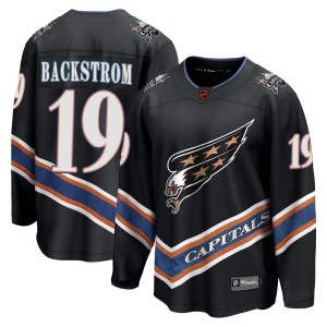 Washington Capitals Nicklas Backstrom Official Black Fanatics Branded Breakaway Adult Special Edition 2.0 NHL Hockey Jersey
