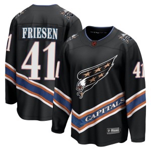 Washington Capitals Jeff Friesen Official Black Fanatics Branded Breakaway Adult Special Edition 2.0 NHL Hockey Jersey