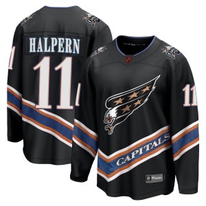 Washington Capitals Jeff Halpern Official Black Fanatics Branded Breakaway Adult Special Edition 2.0 NHL Hockey Jersey