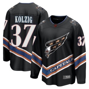 Washington Capitals Olaf Kolzig Official Black Fanatics Branded Breakaway Adult Special Edition 2.0 NHL Hockey Jersey