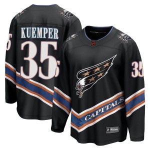 Washington Capitals Darcy Kuemper Official Black Fanatics Branded Breakaway Adult Special Edition 2.0 NHL Hockey Jersey