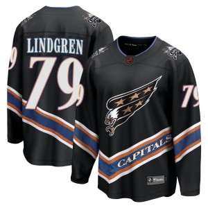 Washington Capitals Charlie Lindgren Official Black Fanatics Branded Breakaway Adult Special Edition 2.0 NHL Hockey Jersey