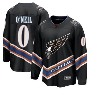 Washington Capitals Kevin O'Neil Official Black Fanatics Branded Breakaway Adult Special Edition 2.0 NHL Hockey Jersey