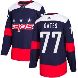 Washington Capitals Adam Oates Official Navy Blue Adidas Authentic Youth 2018 Stadium Series NHL Hockey Jersey