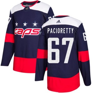 Washington Capitals Max Pacioretty Official Navy Blue Adidas Authentic Youth 2018 Stadium Series NHL Hockey Jersey