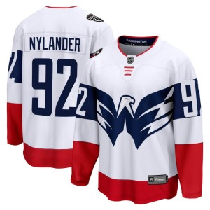 Washington Capitals Michael Nylander Official White Fanatics Branded Breakaway Youth 2023 Stadium Series NHL Hockey Jersey