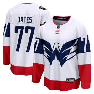 Washington Capitals Adam Oates Official White Fanatics Branded Breakaway Youth 2023 Stadium Series NHL Hockey Jersey