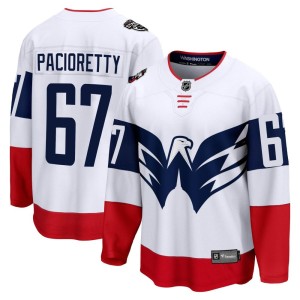 Washington Capitals Max Pacioretty Official White Fanatics Branded Breakaway Youth 2023 Stadium Series NHL Hockey Jersey