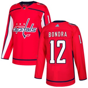 Washington Capitals Peter Bondra Official Red Adidas Authentic Youth Home NHL Hockey Jersey