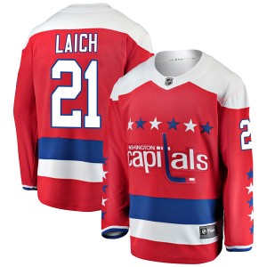 Washington Capitals Brooks Laich Official Red Fanatics Branded Breakaway Adult Alternate NHL Hockey Jersey