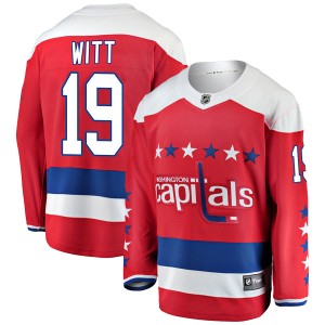 Washington Capitals Brendan Witt Official Red Fanatics Branded Breakaway Adult Alternate NHL Hockey Jersey