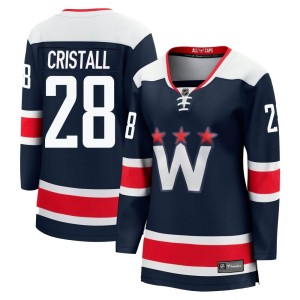 Washington Capitals Andrew Cristall Official Navy Fanatics Branded Premier Women's zied Breakaway 2020/21 Alternate NHL Hockey Jersey